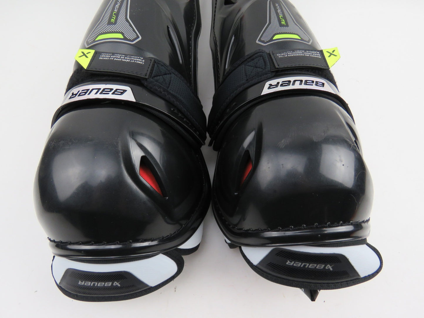 Bauer Vapor HyperLite NHL Pro Stock Hockey Protective Shin Pads Senior Size 14"