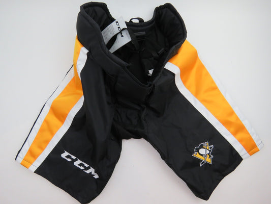 CCM Pittsburgh Penguins NHL Pro Stock Hockey Player Girdle Pant Shell XL 9K