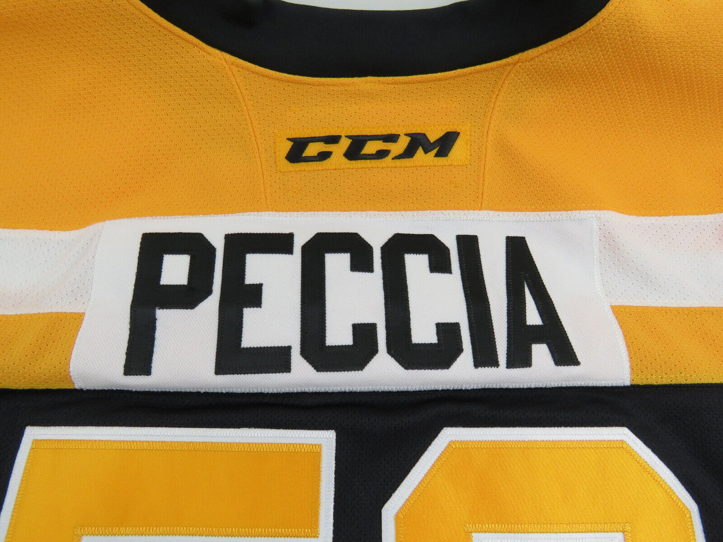 CCM Kingston Frontenacs OHL Pro Stock Game Worn Hockey Jersey 58 GOALIE Peccia