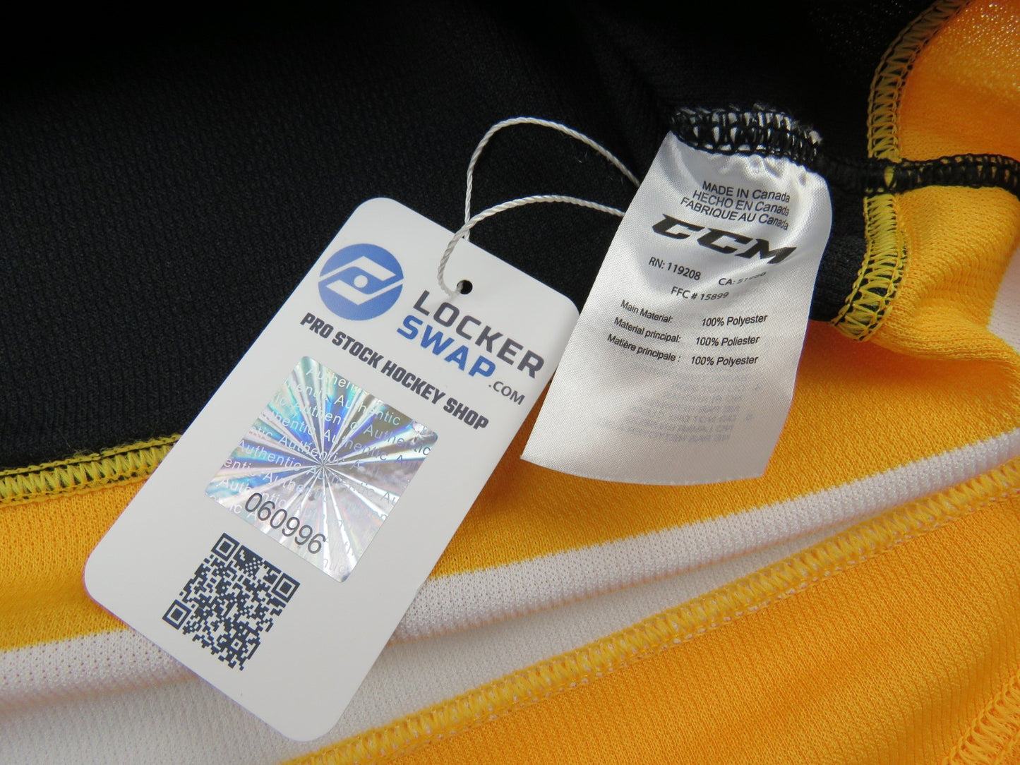 CCM Kingston Frontenacs OHL Pro Stock Game Worn Hockey Jersey SPOONER 58 GOALIE