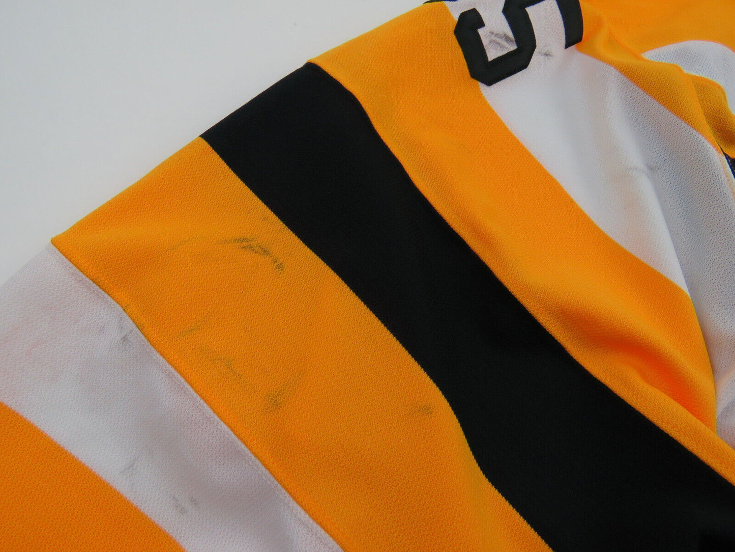 CCM Kingston Frontenacs OHL Pro Stock Game Worn Hockey Jersey 58 GOALIE Bonello