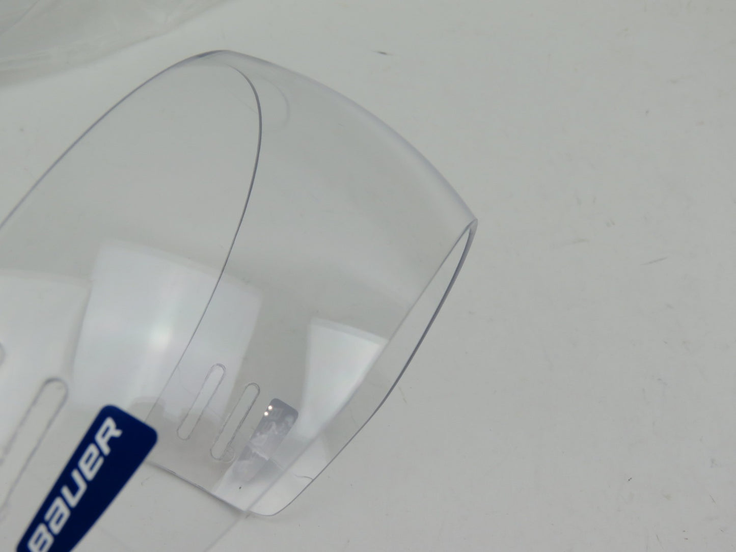 Bauer 55P Clear 3" Straight Small NHL Pro Stock Team Issued Hockey Helmet Visor