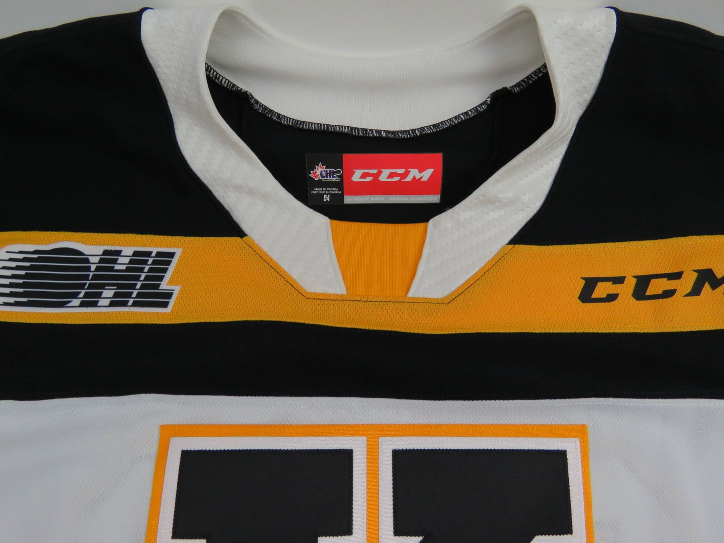 CCM Kingston Frontenacs OHL Pro Stock Game Worn Hockey Jersey #26 BROOKS Size 54