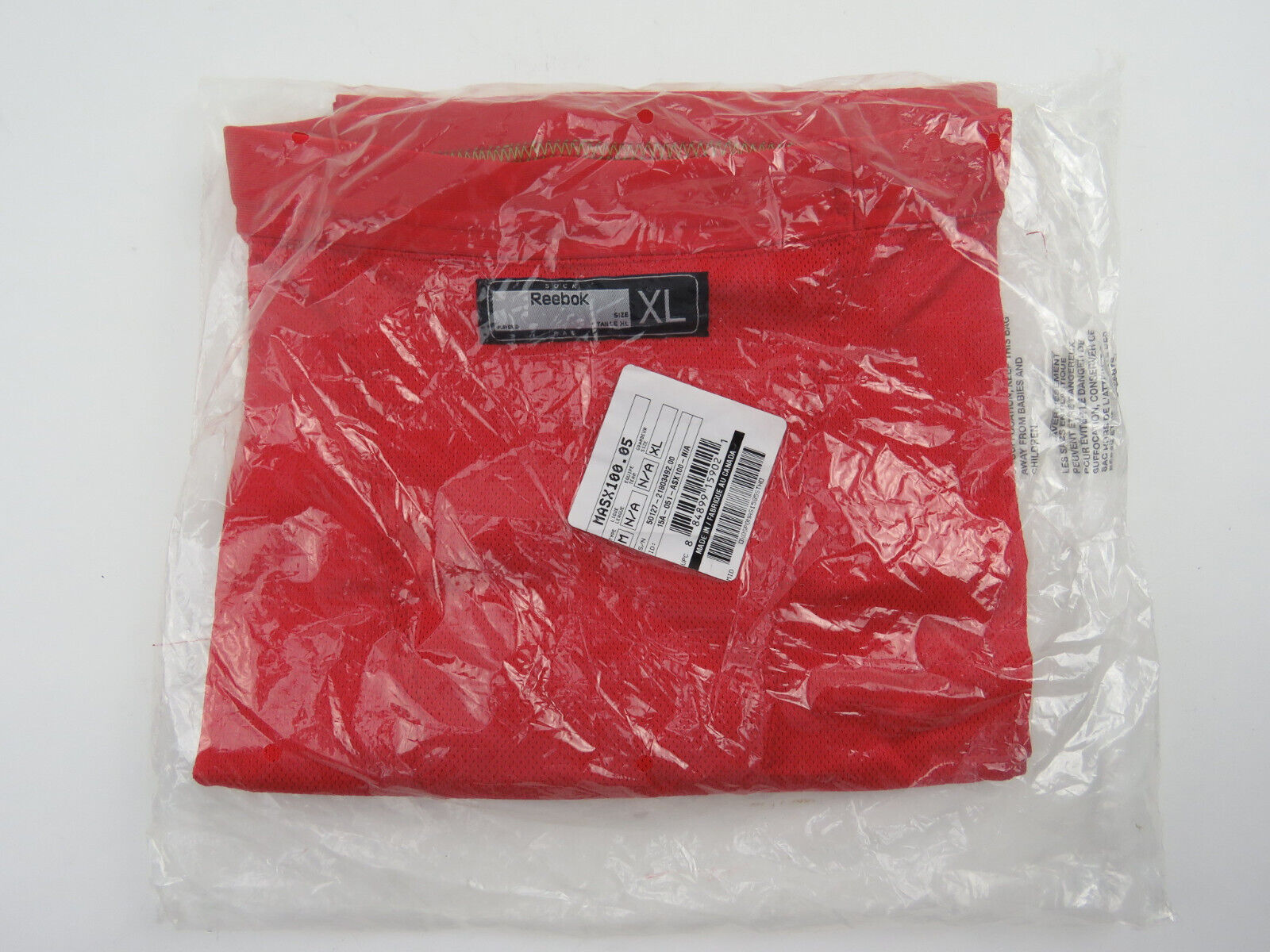 Reebok NHL Pro Stock Ice Hockey Player Practice Socks Senior XL Red