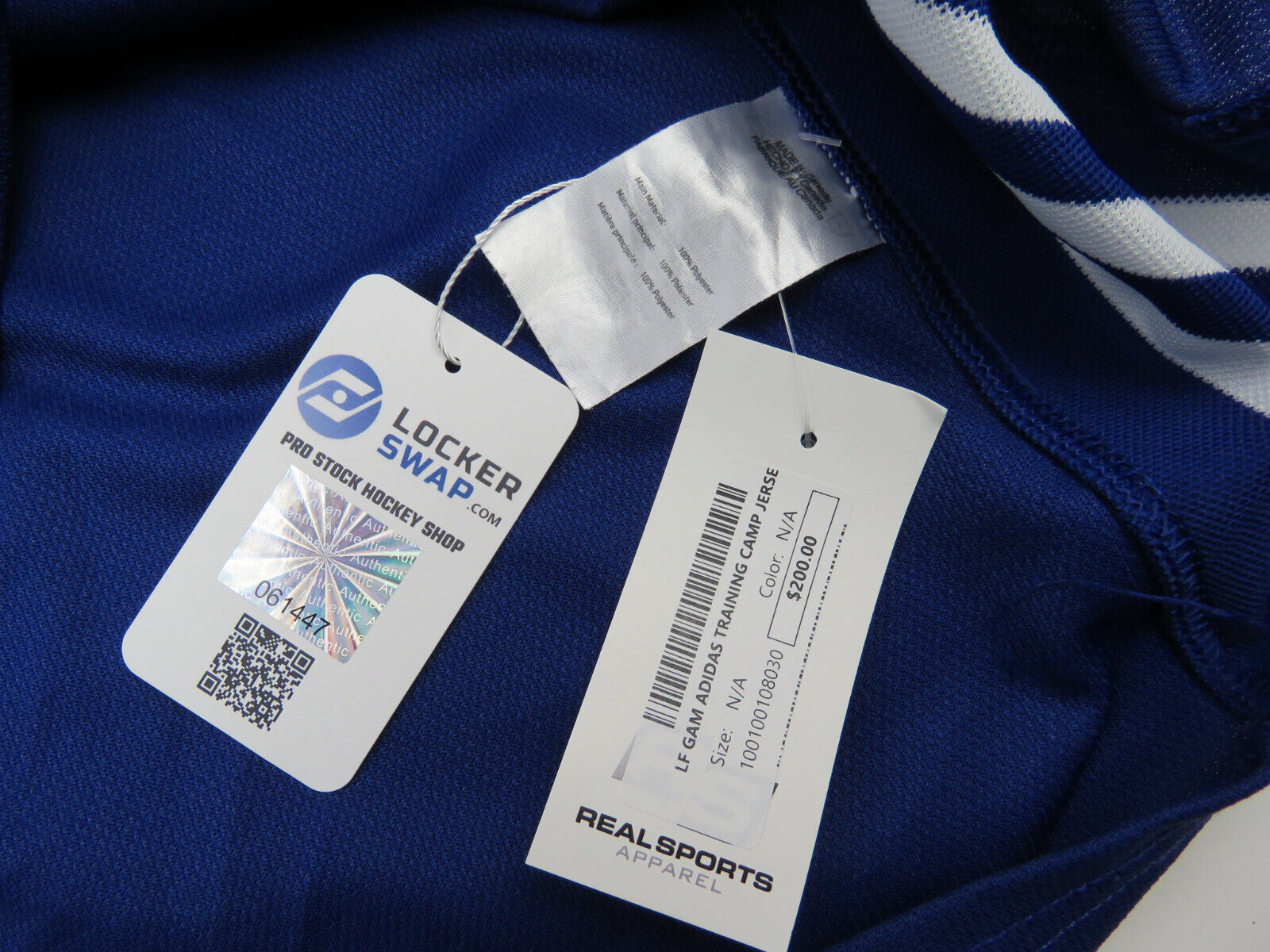 Adidas Toronto Maple Leafs Training Camp #72 Authentic NHL Hockey Jersey Blue 58