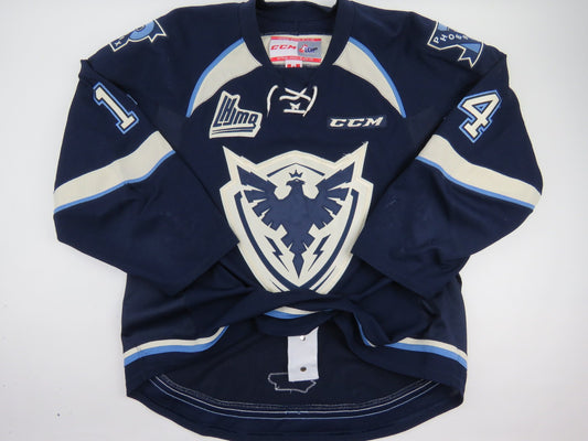 CCM Sherbrooke Phoenix QMJHL Game Worn Authentic Hockey Game Jersey CHL 54 #14
