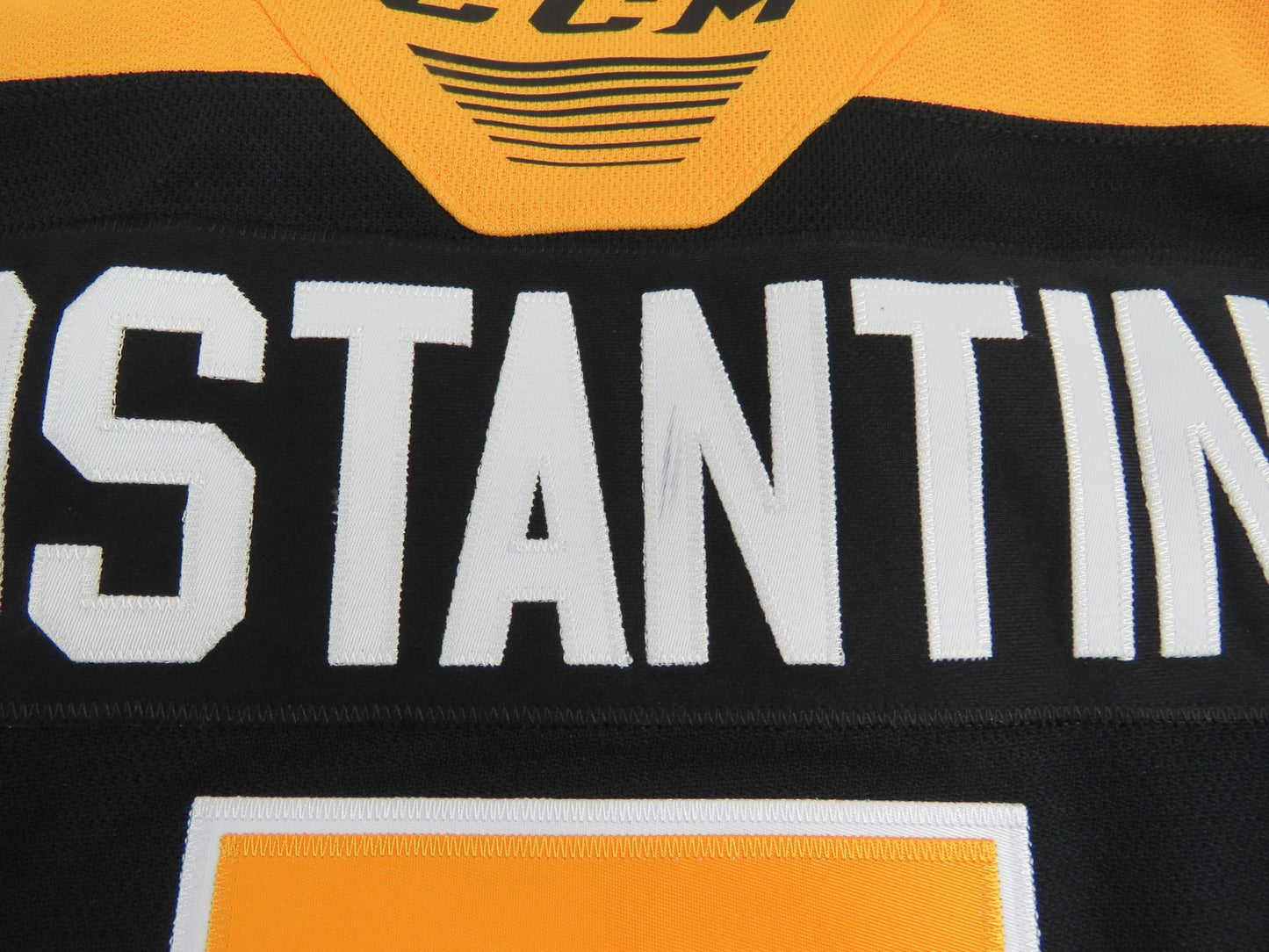 CCM Kingston Frontenacs OHL Pro Stock Game Worn Hockey Jersey #7 COSTANTIO Sz 54