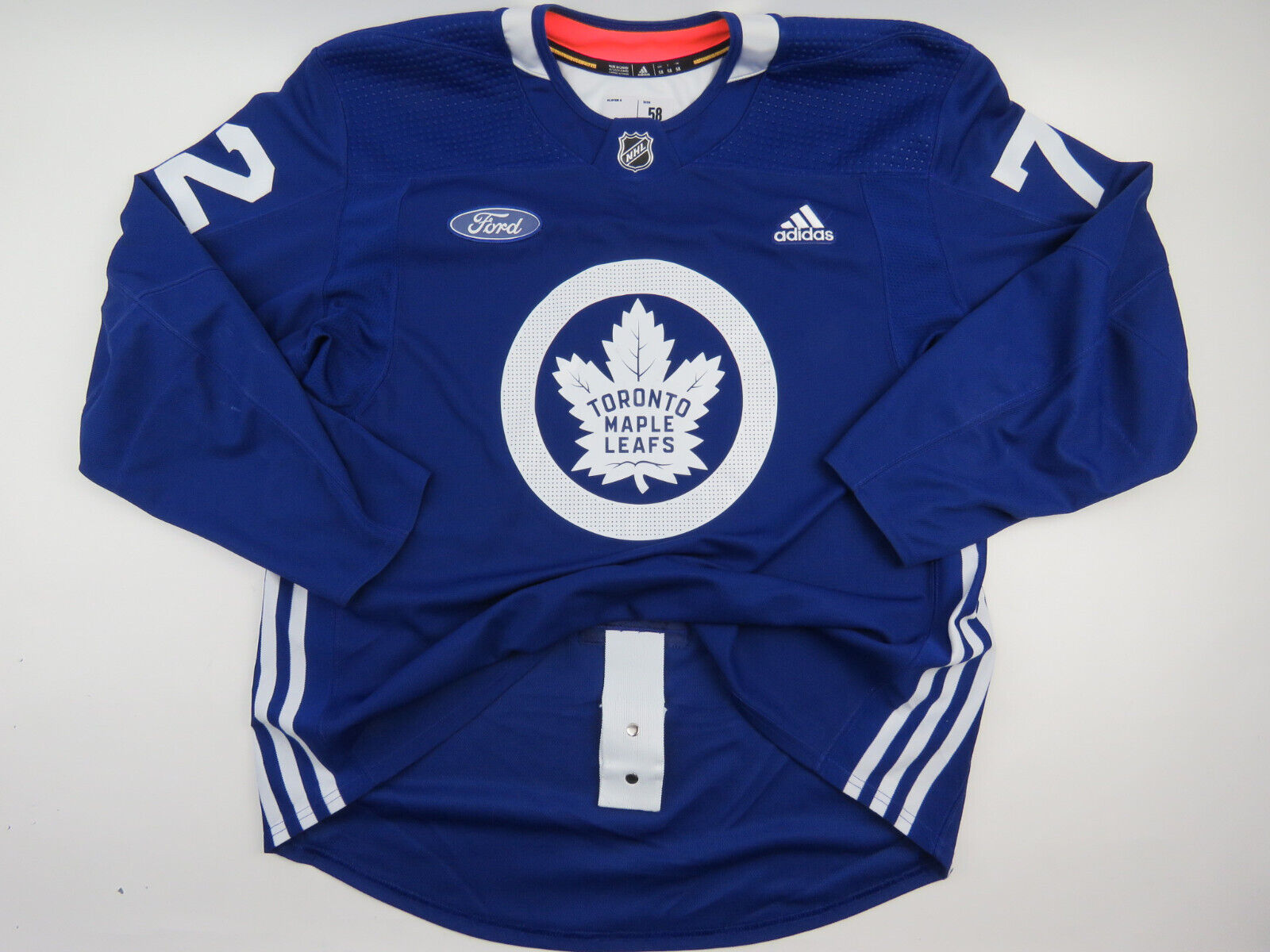 Adidas Toronto Maple Leafs Training Camp #72 Authentic NHL Hockey Jersey Blue 58