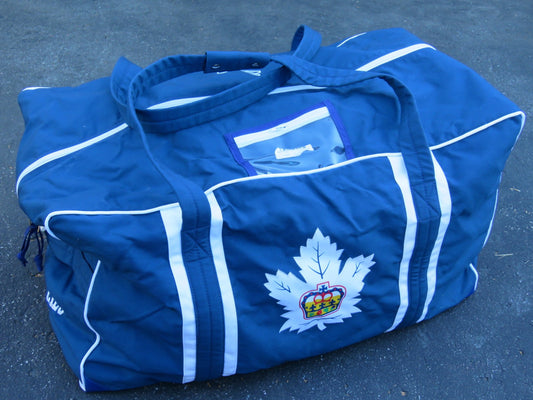 JRZ Toronto Marlies AHL Leafs Pro Stock Hockey Team Equipment Travel Bag Player