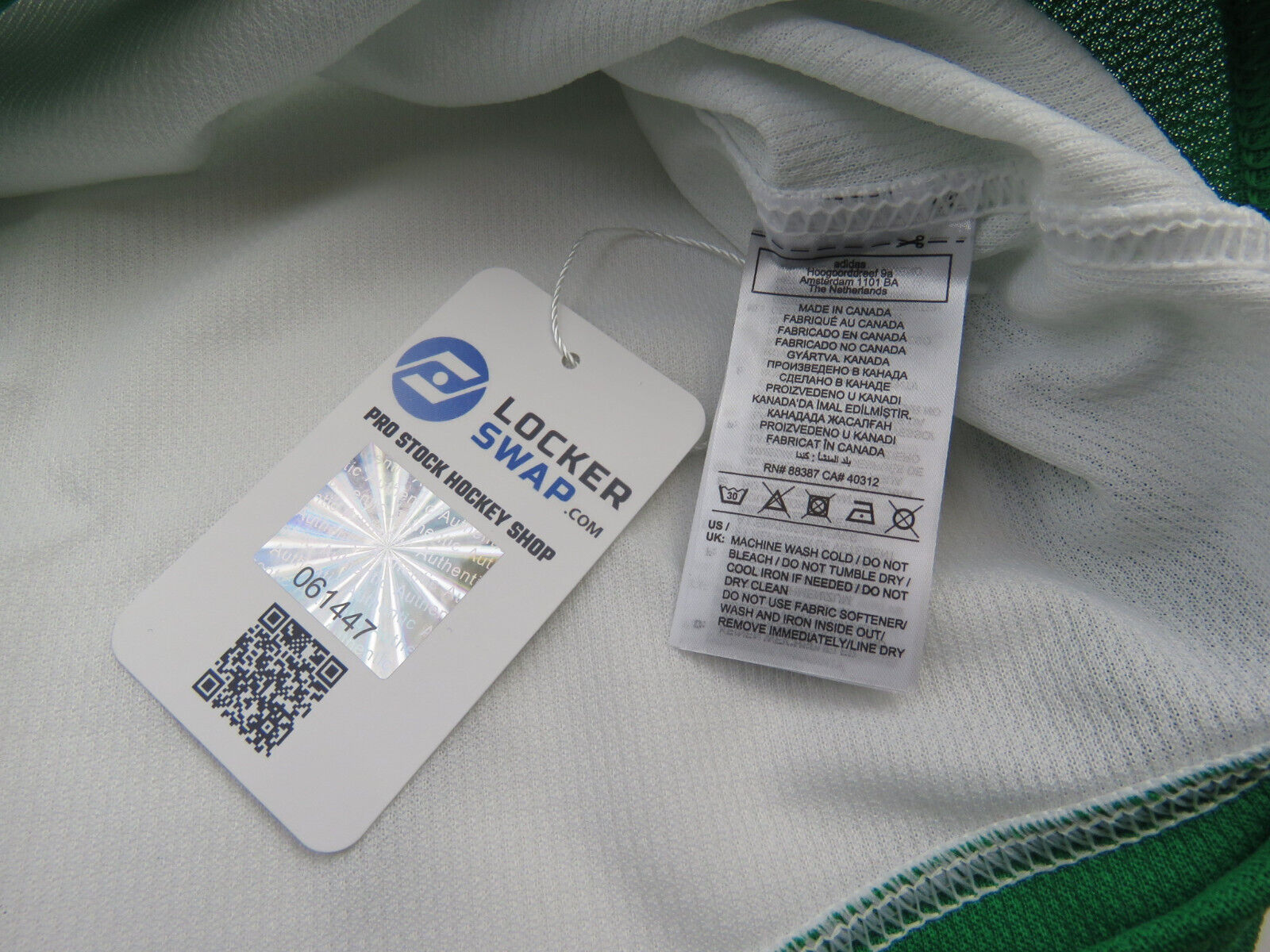 Team Issued Toronto Maple Leafs ST PATS Authentic Pro NHL Hockey Game Jersey 58