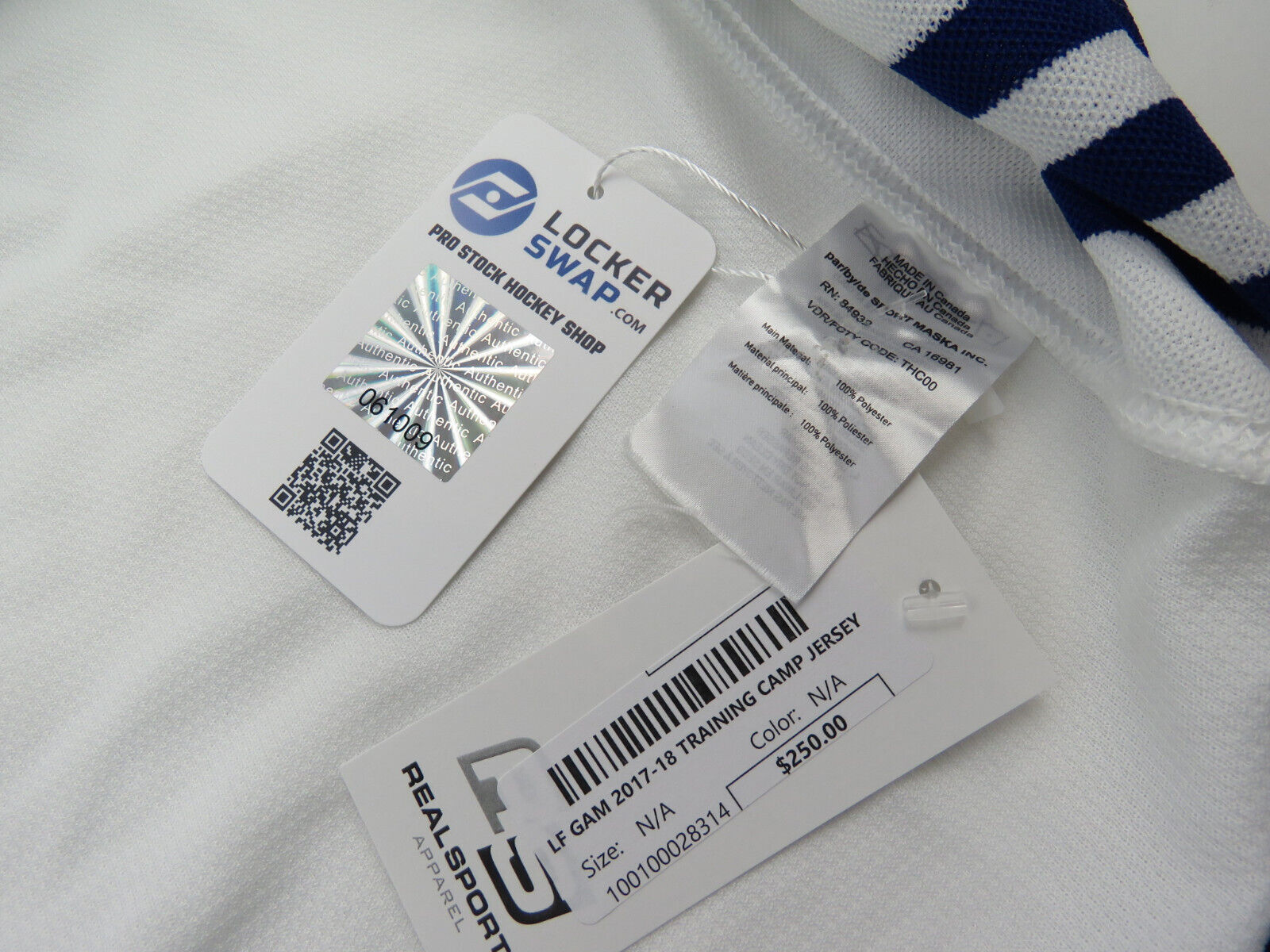 Adidas Toronto Maple Leafs Practice Worn Authentic NHL Hockey Jersey #80 Size 58