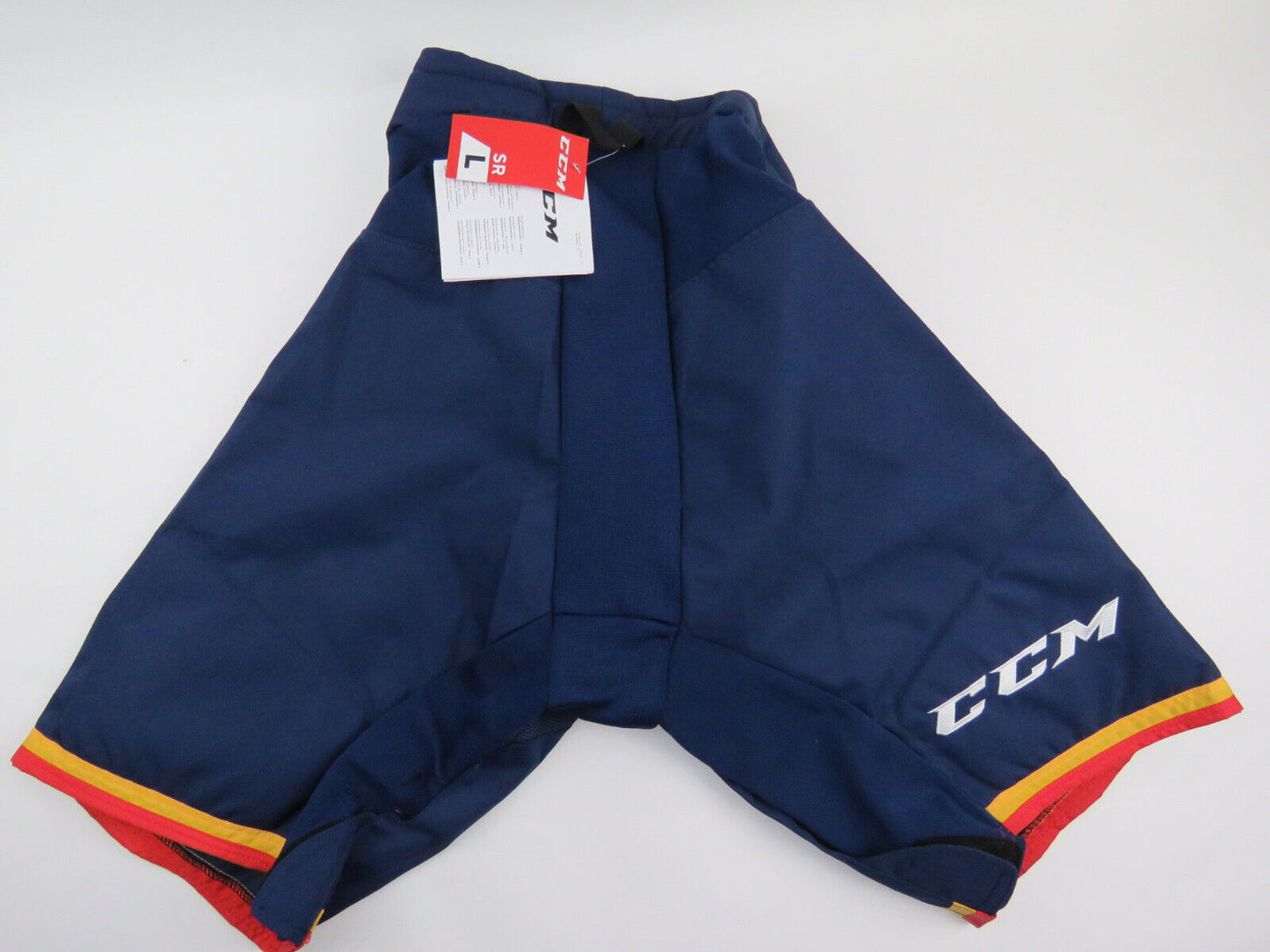 CCM Barrie Colts OHL CHL Pro Stock Hockey Player Girdle Pant Shell Large 9K NWT