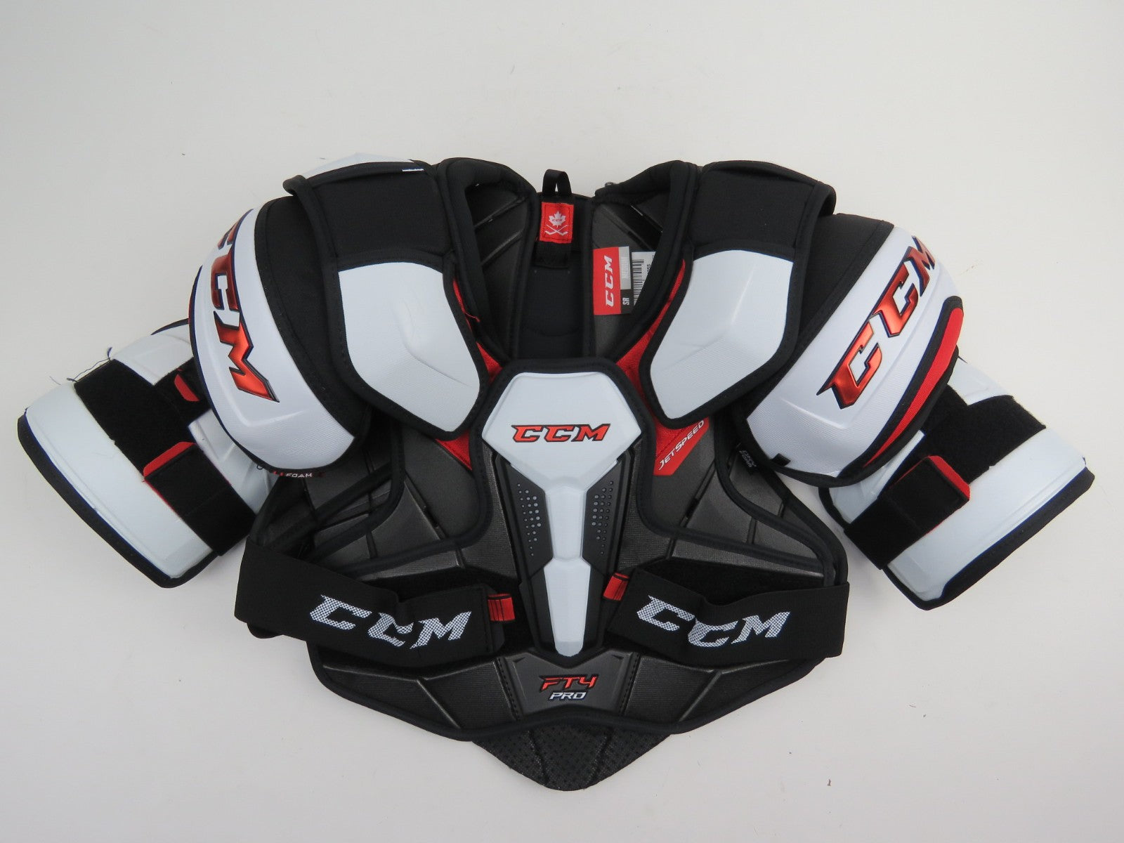CCM JetSpeed FT4 PRO NHL Pro Stock Hockey Player Shoulder Pads Senior Medium