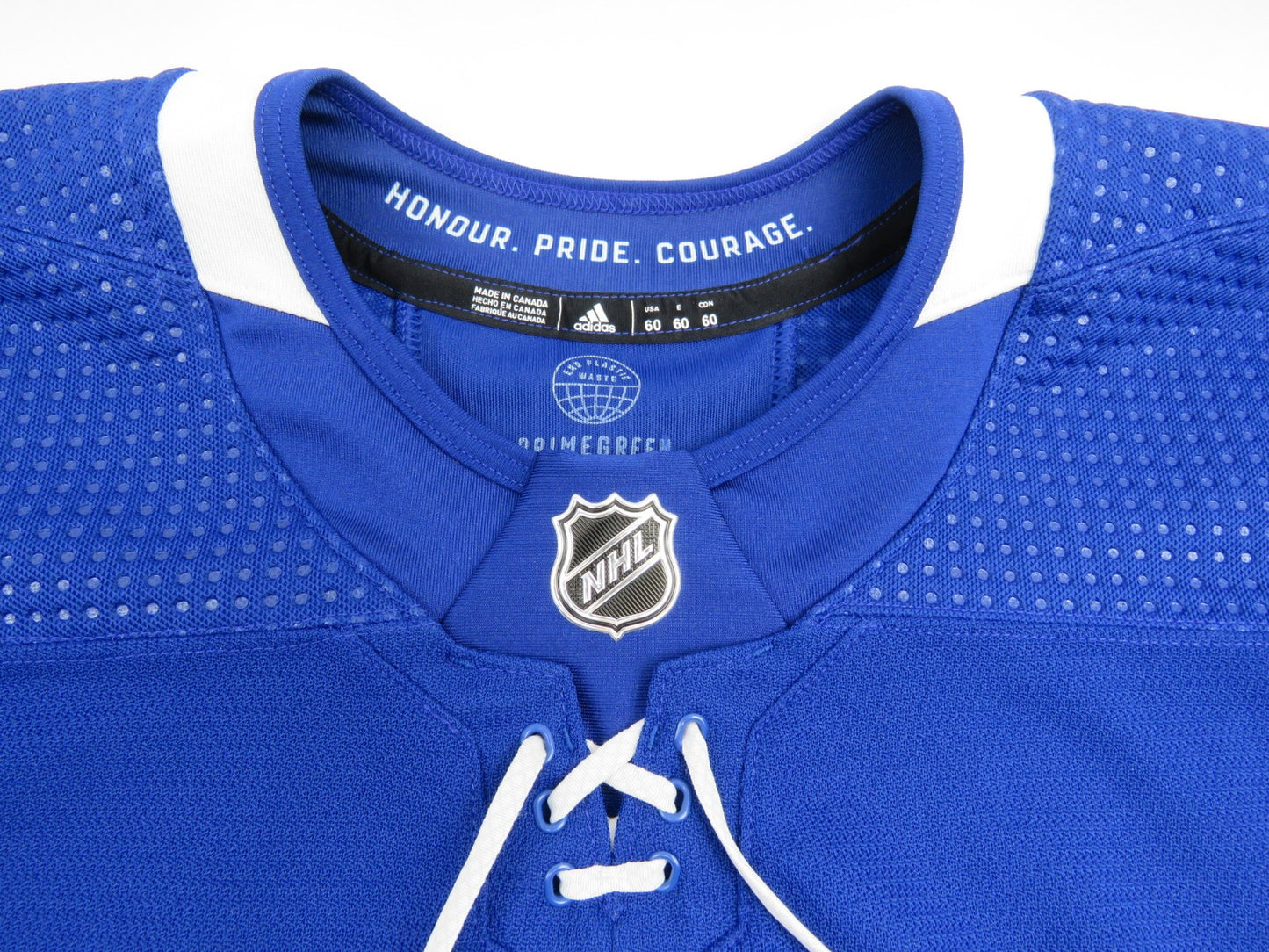 Adidas Toronto Maple Leafs Team Issued Authentic NHL Hockey Jersey Blue 60 MiC