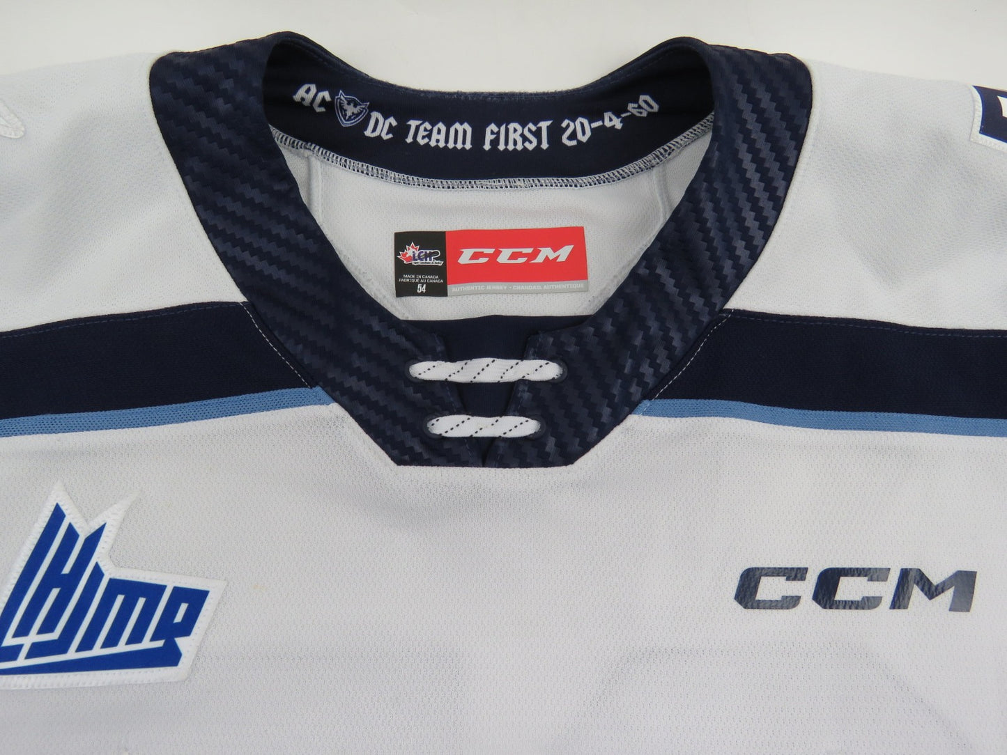 CCM Sherbrooke Phoenix QMJHL Game Worn Hockey Game Jersey CHL 54 #27 GIROUX