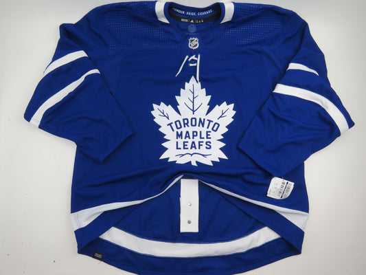 Adidas Toronto Maple Leafs Team Issued Authentic NHL Hockey Jersey Blue 60 MiC
