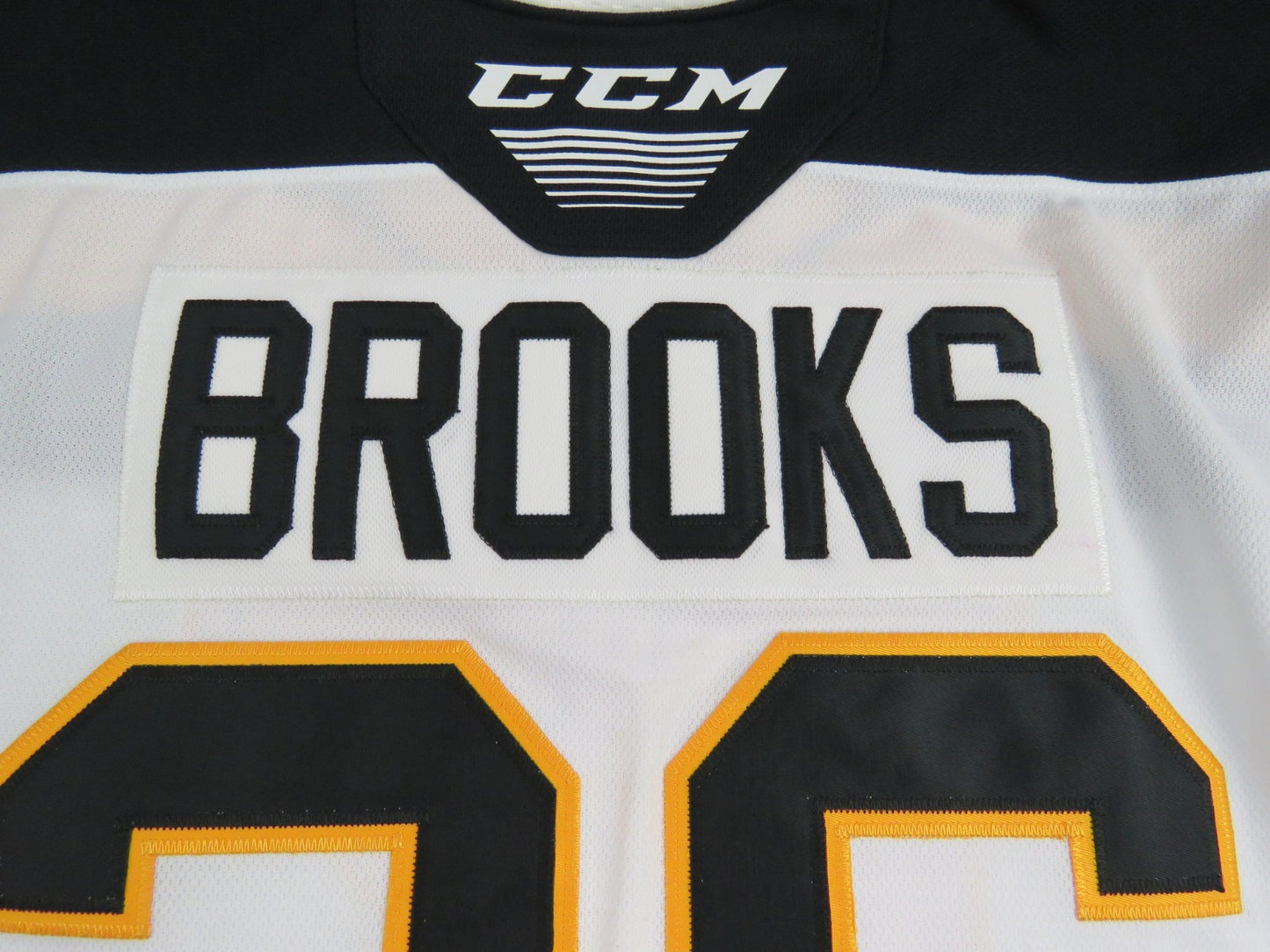 CCM Kingston Frontenacs OHL Pro Stock Game Worn Hockey Jersey #26 BROOKS Size 54