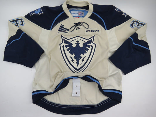 CCM Sherbrooke Phoenix QMJHL Game Worn Authentic Hockey Game Jersey CHL 56 #36