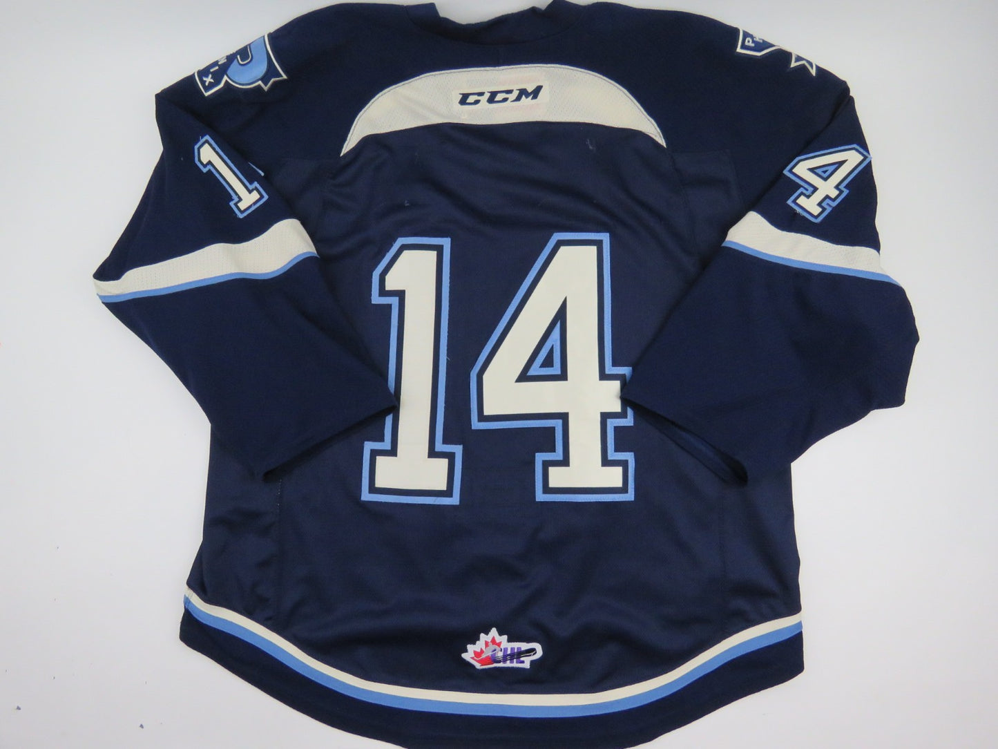 CCM Sherbrooke Phoenix QMJHL Game Worn Authentic Hockey Game Jersey CHL 54 #14