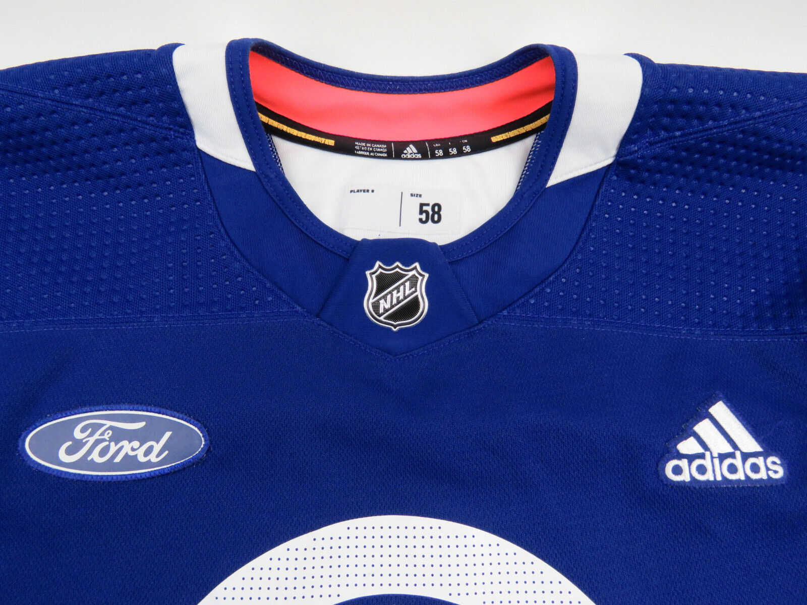 Adidas Toronto Maple Leafs Training Camp #72 Authentic NHL Hockey Jersey Blue 58