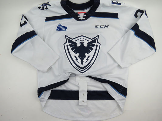 CCM Sherbrooke Phoenix QMJHL Game Worn Hockey Game Jersey CHL 56 #26 HOULE
