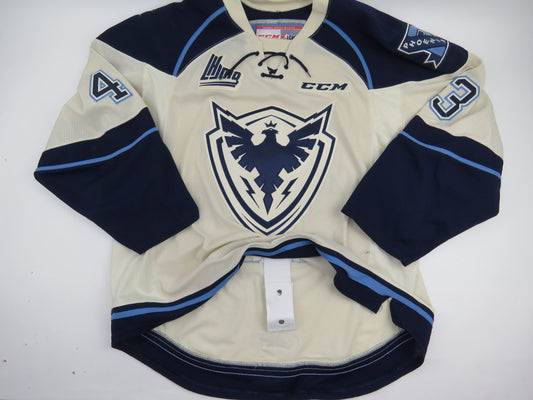 CCM Sherbrooke Phoenix QMJHL Game Worn Authentic Hockey Game Jersey CHL 56 #43