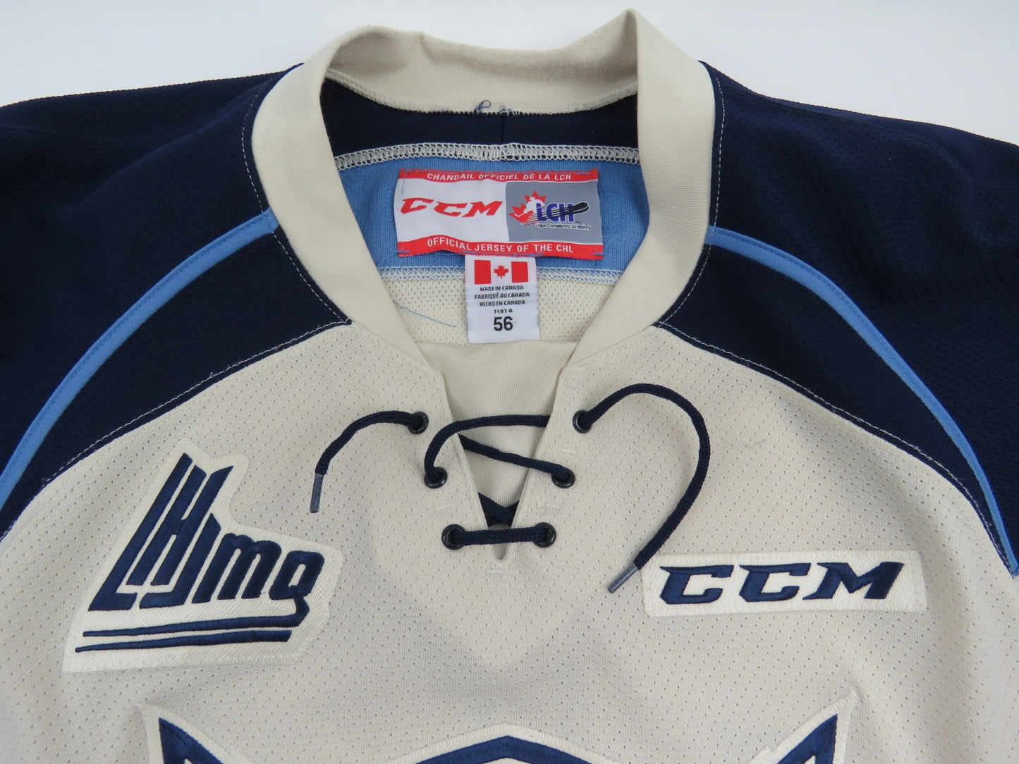 CCM Sherbrooke Phoenix QMJHL Game Worn Authentic Hockey Game Jersey CHL 56 #20