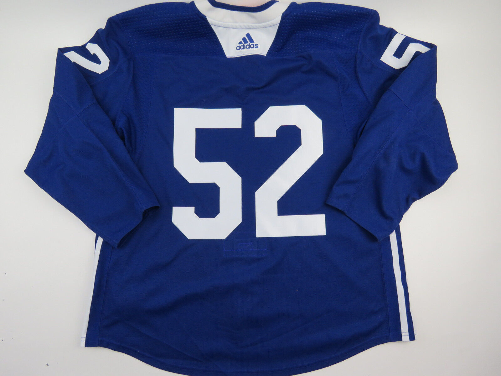 Adidas Toronto Maple Leafs Training Camp #52 Authentic NHL Hockey Jersey Blue 58