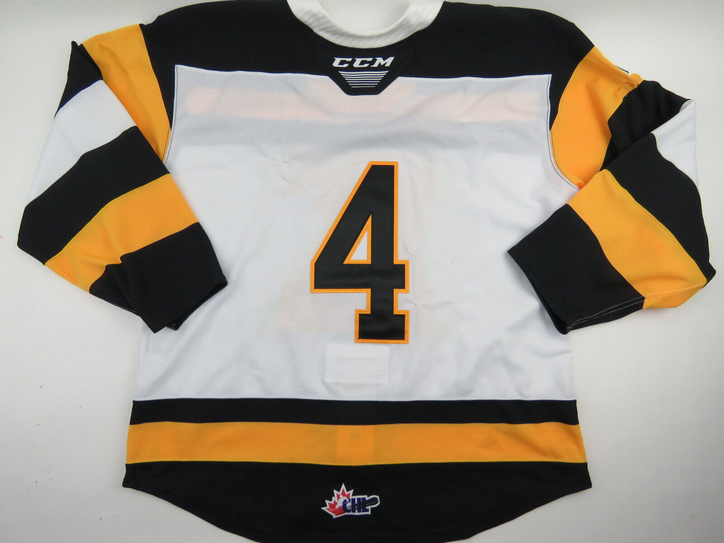CCM Kingston Frontenacs OHL Pro Stock Game Issued Hockey Jersey Size 56 #4