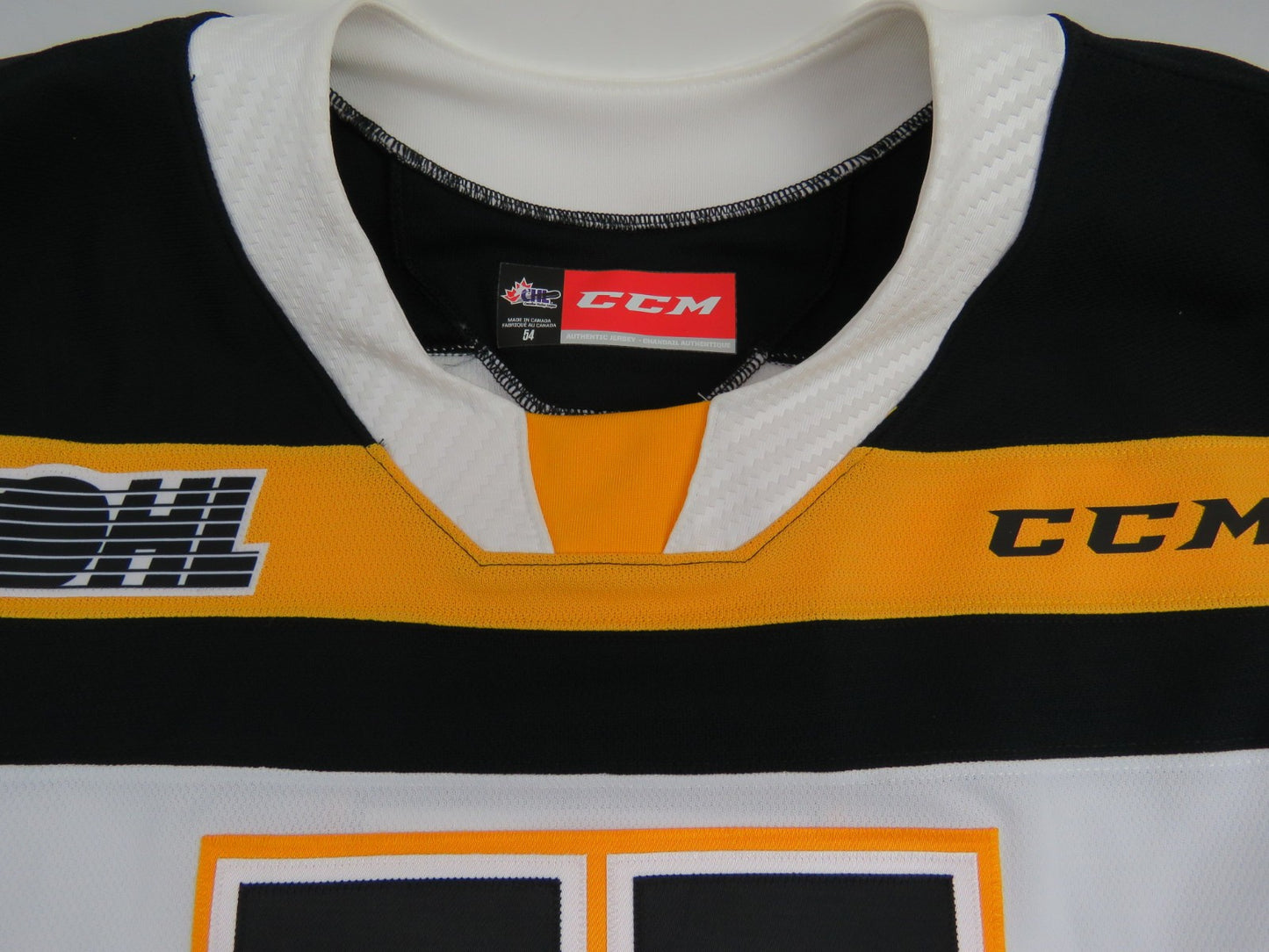 CCM Kingston Frontenacs OHL Pro Stock Game Worn Hockey Jersey #7 COSTANTINO 54
