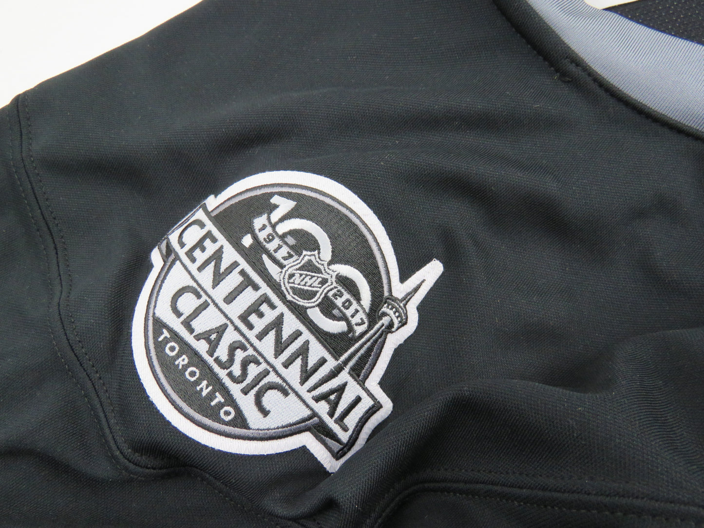 Toronto Maple Leafs 2017 Centennial Classic Game Issued NHL Hockey Practice Jersey GOALIE