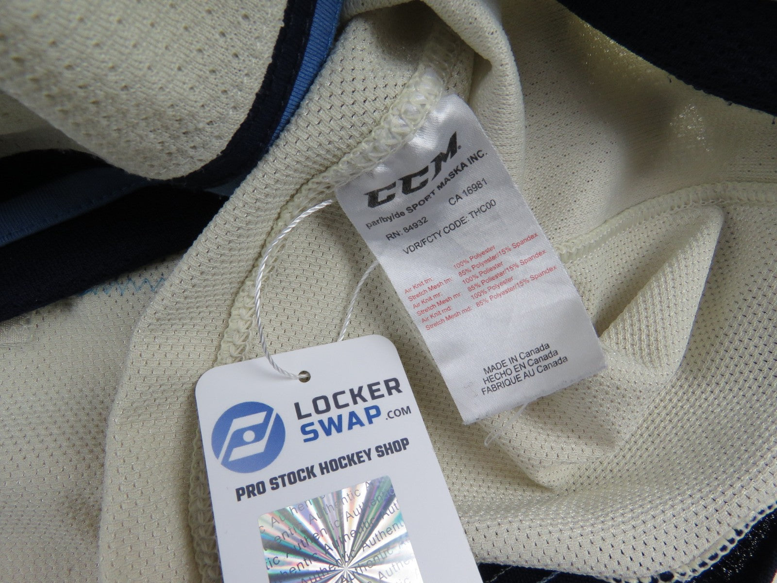 CCM Sherbrooke Phoenix QMJHL Game Worn Authentic Hockey Game Jersey CHL 54 #73