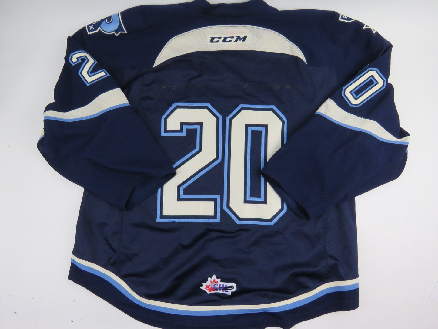 CCM Sherbrooke Phoenix QMJHL Game Worn Authentic Hockey Game Jersey CHL 56 #20
