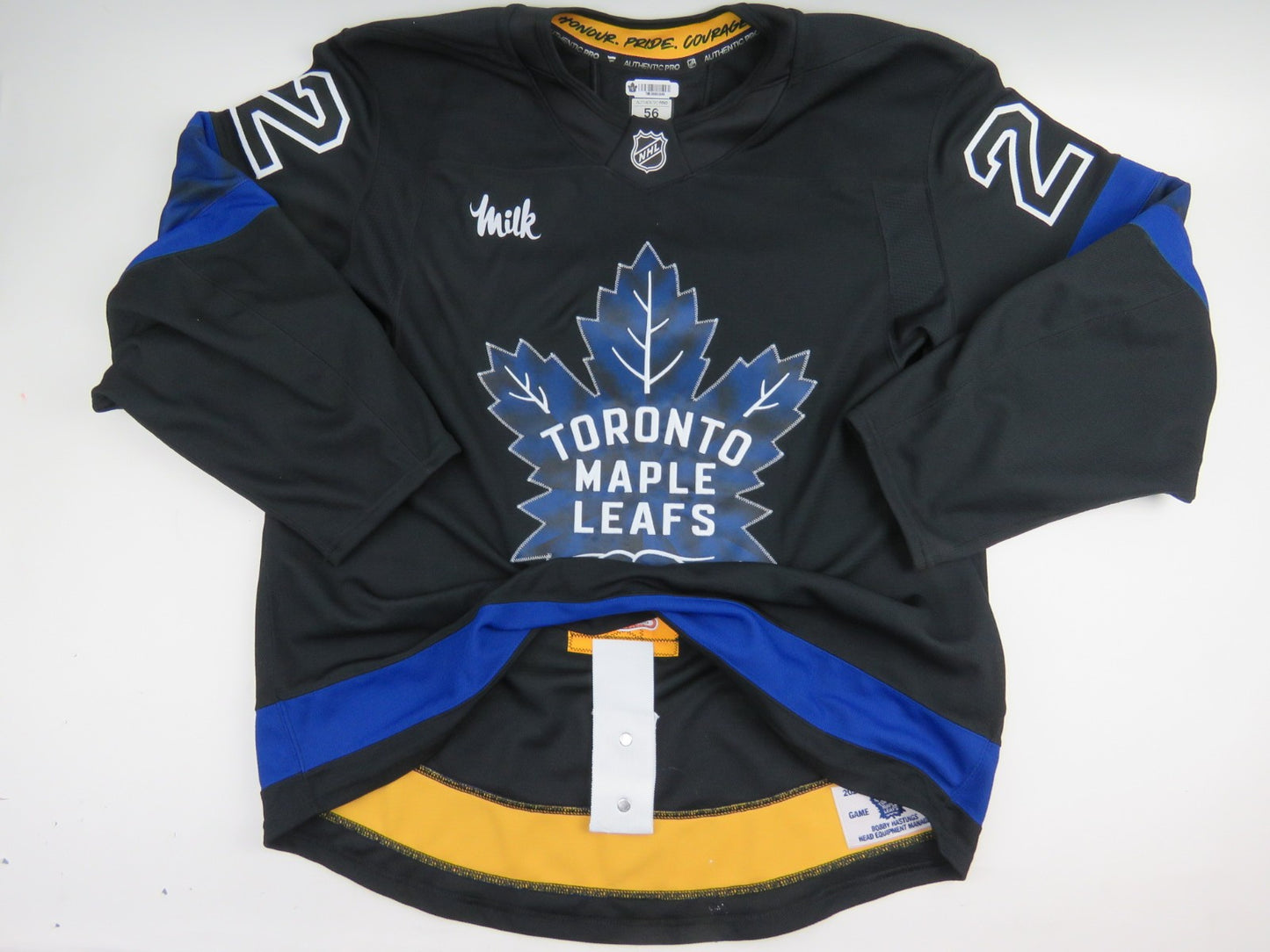 Game Worn Fanatics Toronto Maple Leafs Flipside Next Gen Hockey Jersey McCABE