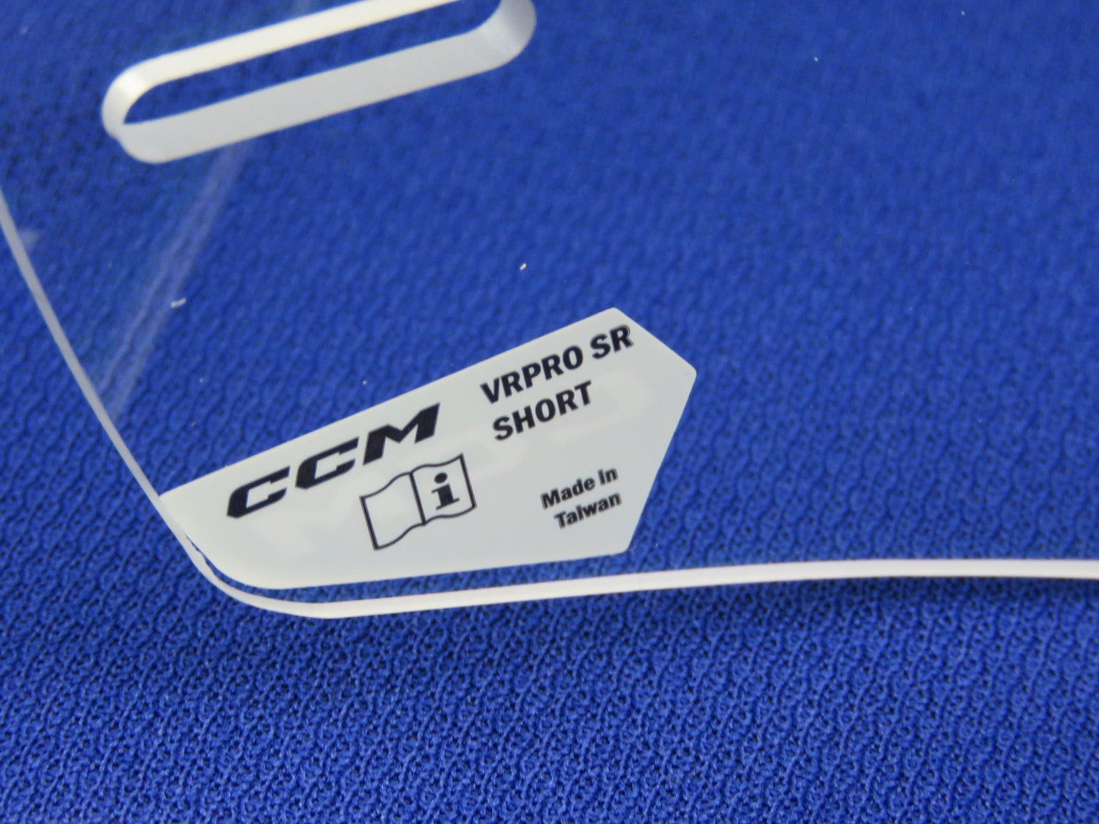 NEW CCM VR PRO Short 2.75" NHL Pro Stock Team Issued Hockey Helmet Visor Clear