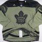 Adidas Team Issued Toronto Maple Leafs Military Night NHL Hockey Jersey 58 Camo