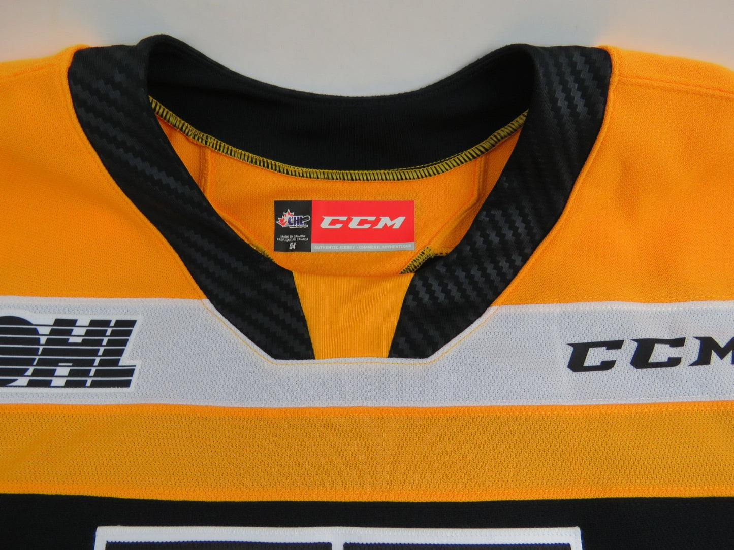 CCM Kingston Frontenacs OHL Pro Stock Game Worn Hockey Jersey #20 MARTIN Size 54