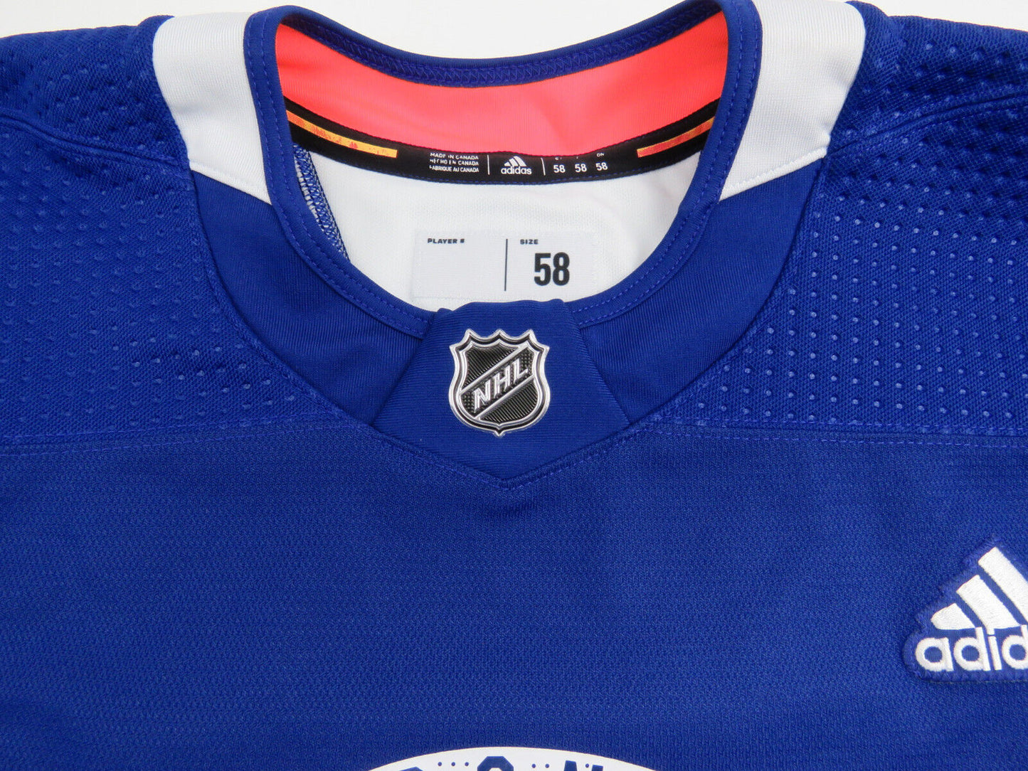 Adidas Toronto Maple Leafs Practice Worn Authentic NHL Hockey Jersey #23 Size 58