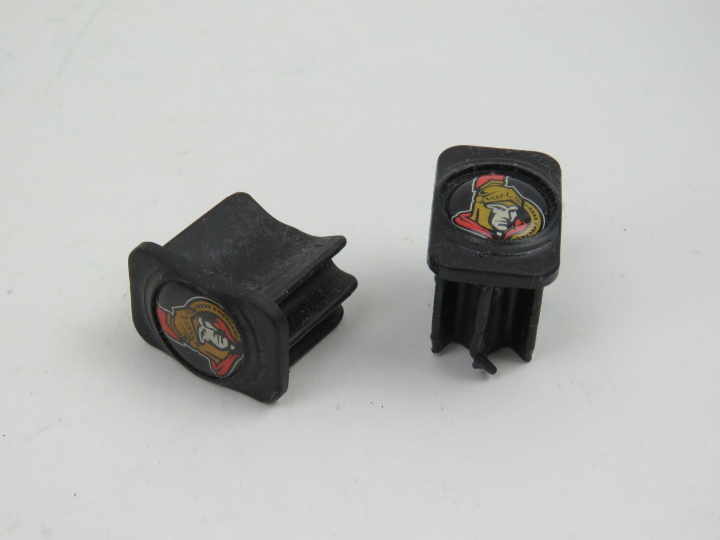 Ottawa Senators NHL Team Issued Pro Stock Hockey Stick End Cap (1 pair)