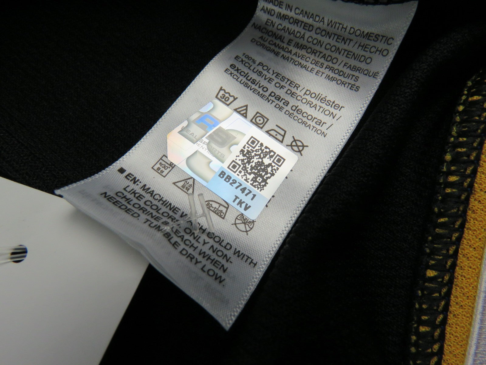 Game Worn Fanatics Toronto Maple Leafs Flipside Next Gen Hockey Jersey BENOIT