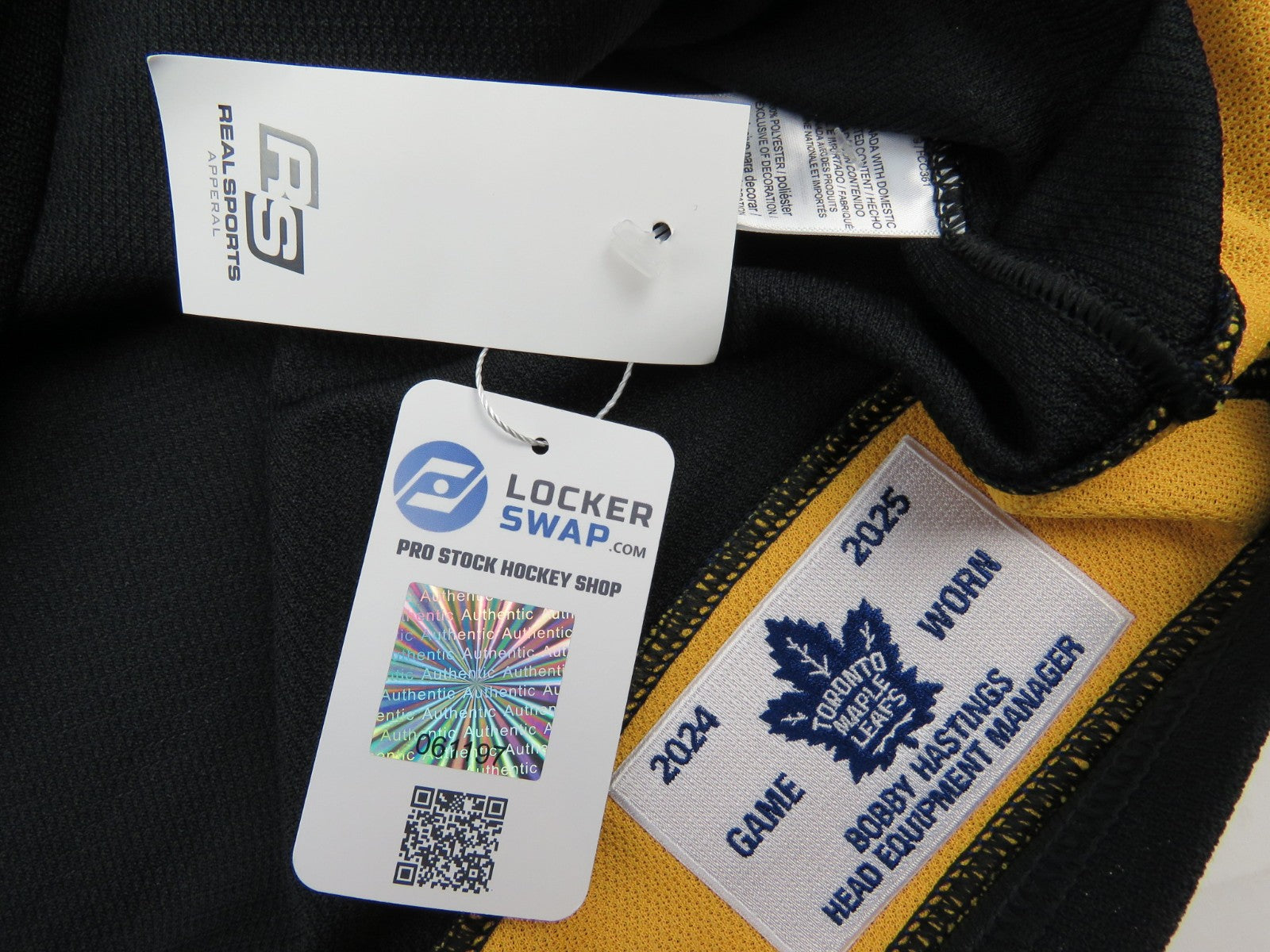 Game Worn Fanatics Toronto Maple Leafs Flipside Next Gen Hockey Jersey HOLMBERG