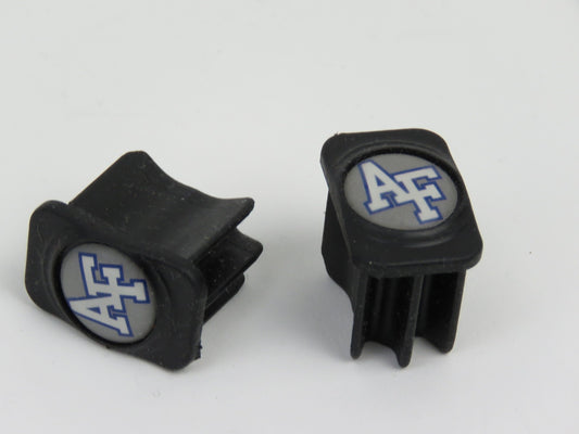 Air Force NCAA College Team Issued Pro Stock Hockey Stick End Cap (1 pair)