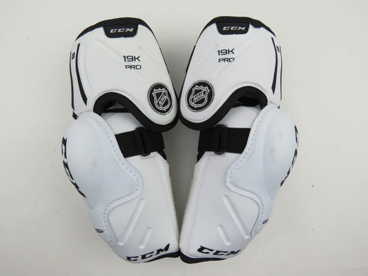 CCM 19K NHL Pro Stock Ice Hockey Player Elbow Pads Protective Size Senior Medium