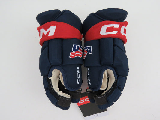 CCM JetSpeed Team USA Issued Pro Stock Ice Hockey Player Gloves Size 14" NWT