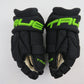 New TRUE NHL Pro Stock Dallas Stars Neon Green Hockey Gloves Senior Size 13"