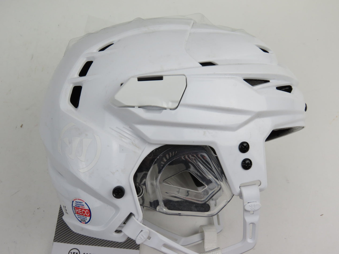 Warrior Covert CF100 Hockey Player Helmet White Senior Large NEW