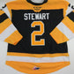 CCM Kingston Frontenacs OHL Pro Stock Game Worn Hockey Jersey #2 STEWART Size 58