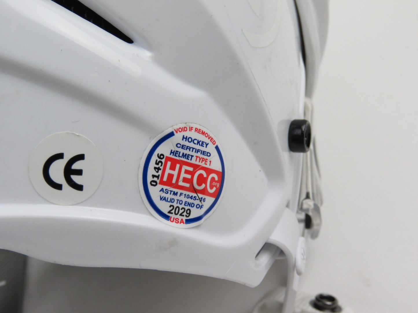 Warrior Covert CF100 Hockey Player Helmet White Senior Large NEW