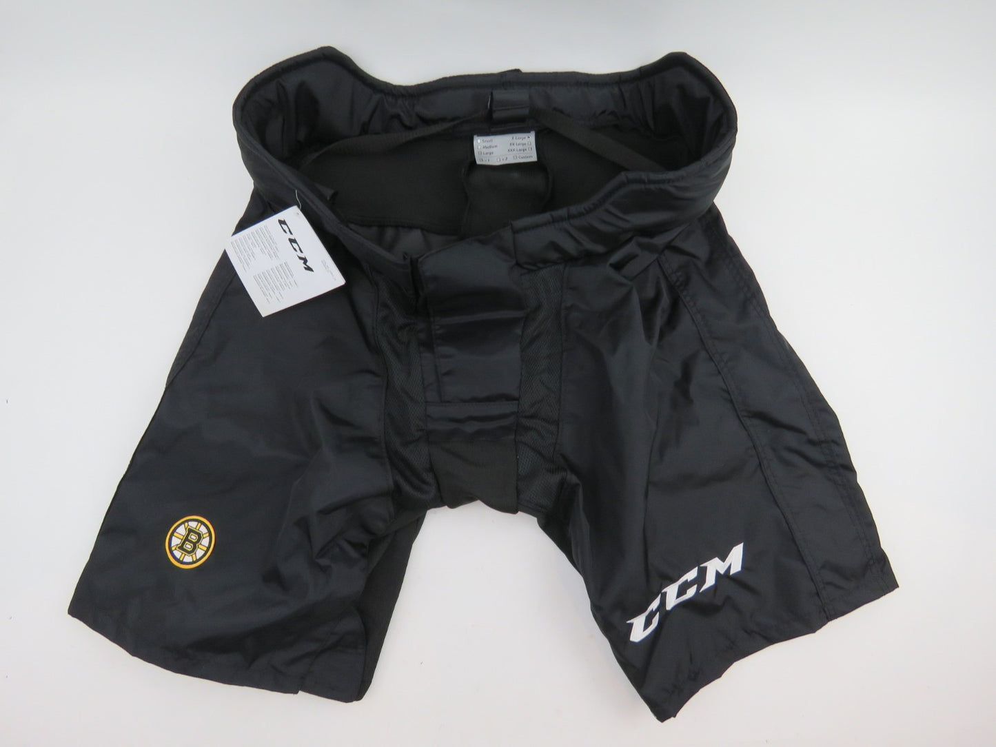 CCM Boston Bruins NHL Pro Stock Hockey Player 9K Girdle Pant Shell Senior XL