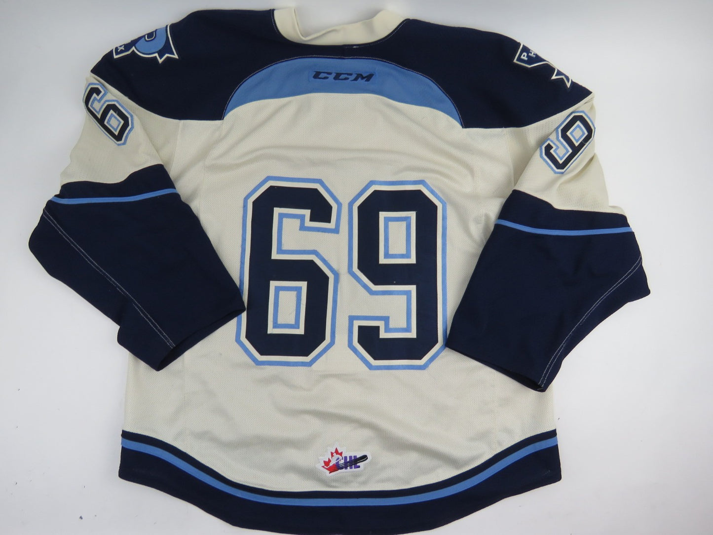 CCM Sherbrooke Phoenix QMJHL Game Worn Authentic Hockey Game Jersey CHL 54 #69